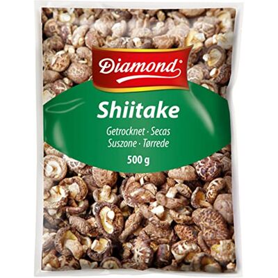 Diamond Shiitake Tonko Pilze, getrocknet, asiatische Speisepilze zum Kochen & Essen, natürlich, für Reis und Suppen 1 x 500 g Diamond Shiitake Tonko Pilze, getrocknet, asiatische Speisepilze zum Kochen & Essen, natürlich, für Reis und Suppen 1 x 500 g