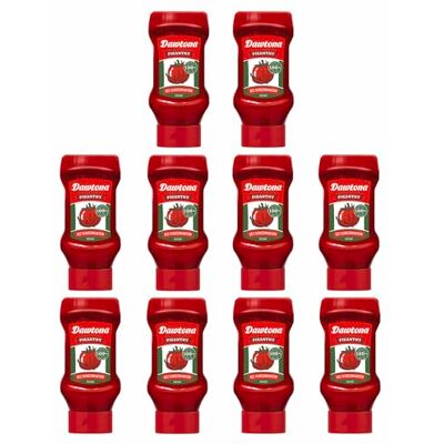 Dawtona Gewürzketchup 450g, 100% reiner Geschmack aus polnischen Tomaten, ohne Konservierungsstoffe und Stärke, natürlich dickflüssig – kräftiger Geschmack, ideal zu Fleisch, Burgern und Hotdogs Dawtona Gewürzketchup 450g, 100% reiner Geschmack aus polnischen Tomaten, ohne Konservierungsstoffe und Stärke, natürlich dickflüssig – kräftiger Geschmack, ideal zu Fleisch, Burgern und Hotdogs