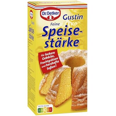 Dr. Oetker Gustin Feine Speisestärke, 6 x 400 g, reine Maisstärke zum Kochen & Backen, Bindemittel für Soßen, zur Verfeinerung von Teig & Gebäck, vegan Dr. Oetker Gustin Feine Speisestärke, 6 x 400 g, reine Maisstärke zum Kochen & Backen, Bindemittel für Soßen, zur Verfeinerung von Teig & Gebäck, vegan