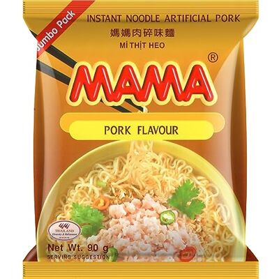 MAMA Instant Nudeln Schwein Multipack (20 X 90 GR) Schnelle Zubereitung in Minuten Ideal als Snack oder komplette Mahlzeit, 20 x 90g MAMA Instant Nudeln Schwein Multipack (20 X 90 GR) Schnelle Zubereitung in Minuten Ideal als Snack oder komplette Mahlzeit, 20 x 90g