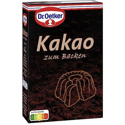 Dr. Oetker Kakao zum Backen, 11 x 100 g, ohne Zuckerzuatz, vollmundiges Aroma für köstliche Desserts, Pudding & Trinkschokolade, Backkakao für Schokoladen-Kuchen, vegan Dr. Oetker Kakao zum Backen, 11 x 100 g, ohne Zuckerzuatz, vollmundiges Aroma für köstliche Desserts, Pudding & Trinkschokolade, Backkakao für Schokoladen-Kuchen, vegan