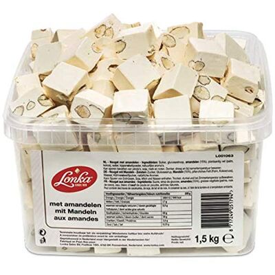 LONKA KingsWay Mandeln Nougat, 1.5 kg LONKA KingsWay Mandeln Nougat, 1.5 kg