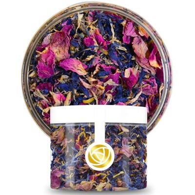 Rosie Rose Essbare Blüten Mix Saphir Blau (10g) Getrocknete Blütenblätter & Kornblumen Essbar als Tortendeko Essbare Blumen für Torte & Blütenmix Premium Edible Flowers, Blütentee Rosie Rose Essbare Blüten Mix Saphir Blau (10g) Getrocknete Blütenblätter & Kornblumen Essbar als Tortendeko Essbare Blumen für Torte & Blütenmix Premium Edible Flowers, Blütentee