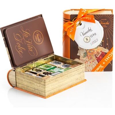 Venchi Mini-Buch mit verschiedenen Cremini-Pralinen, 127g Geschenkidee – Glutenfrei Venchi Mini-Buch mit verschiedenen Cremini-Pralinen, 127g Geschenkidee – Glutenfrei