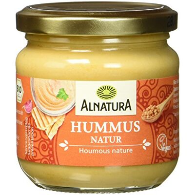 Alnatura Bio Aufstrich Hummus natur, vegan, 6er Pack (6 x 180 g) Alnatura Bio Aufstrich Hummus natur, vegan, 6er Pack (6 x 180 g)