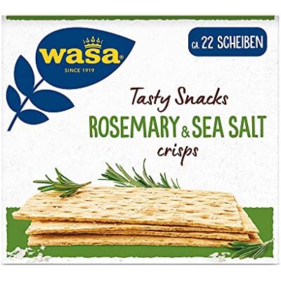 Wasa Knäckebrot Tasty Snacks Crisp Rosmarin, 10er Pack (10 x 190g) Wasa Knäckebrot Tasty Snacks Crisp Rosmarin, 10er Pack (10 x 190g)