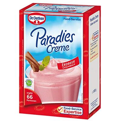 Dr. Oetker Professional Dessertcreme mit Erdbeer-Geschmack, Dessertpulver in 1 kg Packung Dr. Oetker Professional Dessertcreme mit Erdbeer-Geschmack, Dessertpulver in 1 kg Packung