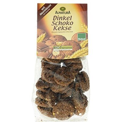 Alnatura Bio Dinkel-Schokokekse, 6er Pack (6 x 150 g) Alnatura Bio Dinkel-Schokokekse, 6er Pack (6 x 150 g)