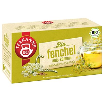 TEEKANNE Bio Fenchel Anis Kümmel, 12er Pack (12 x 45 g) TEEKANNE Bio Fenchel Anis Kümmel, 12er Pack (12 x 45 g)