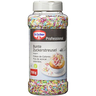 Dr. Oetker Professional Bunte Zuckerstreusel, 1er Pack (1 x 700 g) Dr. Oetker Professional Bunte Zuckerstreusel, 1er Pack (1 x 700 g)