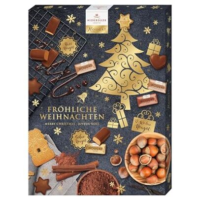 Niederegger Adventskalender Nougat 1x 500g Gefüllt mit klassischen & weihnachtlichen Geschmacksrichtungen Nougat zur Weihnachtszeit Niederegger Adventskalender Nougat 1x 500g Gefüllt mit klassischen & weihnachtlichen Geschmacksrichtungen Nougat zur Weihnachtszeit