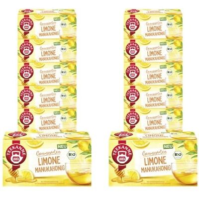 TEEKANNE Bio Genussgarten Zitrone Manukahonig – Fruchtiger Bio-Tee mit Zitrone & Honignote 12er Pack (12x40,5g) TEEKANNE Bio Genussgarten Zitrone Manukahonig – Fruchtiger Bio-Tee mit Zitrone & Honignote 12er Pack (12x40,5g)