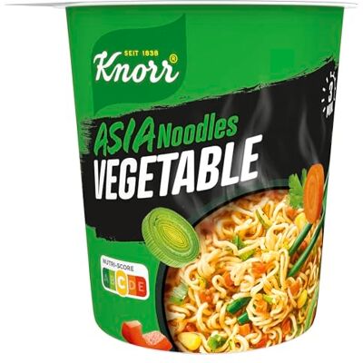Knorr Instant Nudeln Vegetable Taste schnelles Nudelgericht fertig in nur 3 Minuten 8 x 65 g Knorr Instant Nudeln Vegetable Taste schnelles Nudelgericht fertig in nur 3 Minuten 8 x 65 g