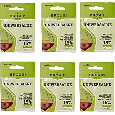 lilawelt24 6 x 20ml Weinhefe Gärhefe flüssig Hefe Reinzuchthefe Gärung Obstwein Hefe Universalhefe lilawelt24 6 x 20ml Weinhefe Gärhefe flüssig Hefe Reinzuchthefe Gärung Obstwein Hefe Universalhefe