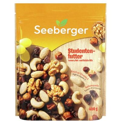 Seeberger Studentenfutter, Klassische Nuss-Frucht-Mischung (7 x 400 g) Seeberger Studentenfutter, Klassische Nuss-Frucht-Mischung (7 x 400 g)