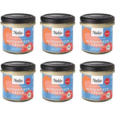 NABIO Brotzeit Aufstrich Wie Thunfischcreme I vegan I (6 x 135g) NABIO Brotzeit Aufstrich Wie Thunfischcreme I vegan I (6 x 135g)