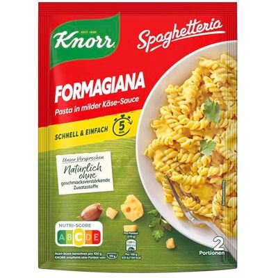 Knorr Spaghetteria Nudel-Fertiggericht Formagiana leckeres Nudelgericht fertig in 5 Minuten 10x 163 ml Knorr Spaghetteria Nudel-Fertiggericht Formagiana leckeres Nudelgericht fertig in 5 Minuten 10x 163 ml