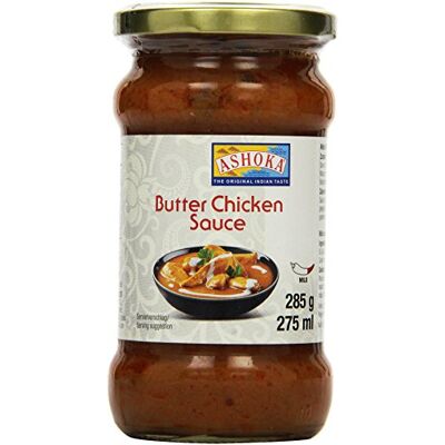 Ashoka Fertigsauce für Butterchicken, 6er Pack (6 x 285 g) Ashoka Fertigsauce für Butterchicken, 6er Pack (6 x 285 g)