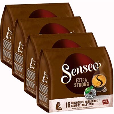 Senseo Pads Extra Strong pads 4er Pack, 4 x 16 Pads Senseo Pads Extra Strong pads 4er Pack, 4 x 16 Pads