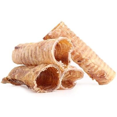 Grobys Futterkiste Rinderstrossen für Hunde 1 kg getrocknete Luftröhre vom Rind geschnittene 15 cm Kauartikel ohne Zusatzstoffe Naturkauartikel aus Knorpel und Fleisch Grobys Futterkiste Rinderstrossen für Hunde 1 kg getrocknete Luftröhre vom Rind geschnittene 15 cm Kauartikel ohne Zusatzstoffe Naturkauartikel aus Knorpel und Fleisch