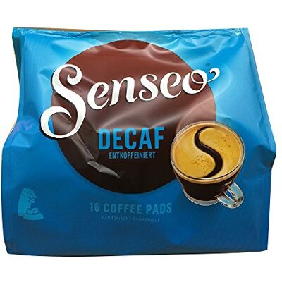 Senseo Kaffeepads Entkoffeiniert Reiches Aroma, Intensiv & Ausgewogen 16 Pads Senseo Kaffeepads Entkoffeiniert Reiches Aroma, Intensiv & Ausgewogen 16 Pads