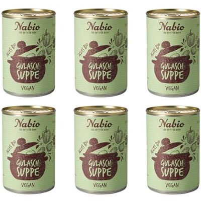 NABIO Veggie Gulasch Suppe I (6x 400 g) NABIO Veggie Gulasch Suppe I (6x 400 g)