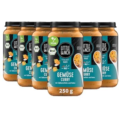 Little Lunch Bio Gemüse Curry Asiatische Sauce für Reis 6 x 250g Little Lunch Bio Gemüse Curry Asiatische Sauce für Reis 6 x 250g