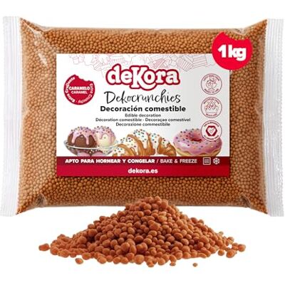 dekora – Dekocrunchies Karamell 1 kg, Knusprige Streusel mit intensivem Geschmack, Streudekor & Zuckerperlen, Sprinkles für Kuchen, Tortendeko, Kekse, Cupcakes und Gebäck, Zuckerstreusel dekora – Dekocrunchies Karamell 1 kg, Knusprige Streusel mit intensivem Geschmack, Streudekor & Zuckerperlen, Sprinkles für Kuchen, Tortendeko, Kekse, Cupcakes und Gebäck, Zuckerstreusel