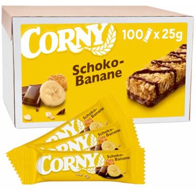 CORNY Schoko-Banane Müsliriegel - Energieriegel CORNY Schoko-Banane Müsliriegel - Energieriegel