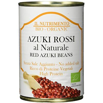 Probios IL NUTRIMENTO Rote Azukibohnen Reich an Proteinen Ohne Salzzusatz 12er Pack (12 x 400 g) Probios IL NUTRIMENTO Rote Azukibohnen Reich an Proteinen Ohne Salzzusatz 12er Pack (12 x 400 g)
