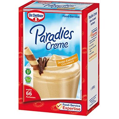 Dr. Oetker Professional Dessertcreme mit Sahne-Karamell-Geschmack, Dessertpulver in 1 kg Packung Dr. Oetker Professional Dessertcreme mit Sahne-Karamell-Geschmack, Dessertpulver in 1 kg Packung