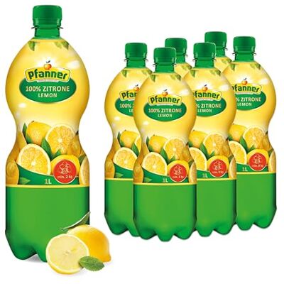 Pfanner 100% Zitronensaft Ideal im Küchenbereich einsetzbar 2KG Zitronen im Vorratspack (6 x 1 l) Pfanner 100% Zitronensaft Ideal im Küchenbereich einsetzbar 2KG Zitronen im Vorratspack (6 x 1 l)