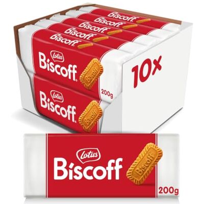Biscoff Lotus Karamellisierte Kekse Vegan 10 x 200g (2 kg) Nur Natürliche Inhaltsstoffe Ohne Farbstoffe oder Zugesetzte Aromen Biscoff Lotus Karamellisierte Kekse Vegan 10 x 200g (2 kg) Nur Natürliche Inhaltsstoffe Ohne Farbstoffe oder Zugesetzte Aromen
