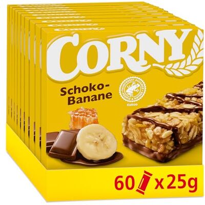 Corny Müsliriegel Classic Schoko-Banane Mit Schokolade und Banane Multipack 60x25g Corny Müsliriegel Classic Schoko-Banane Mit Schokolade und Banane Multipack 60x25g