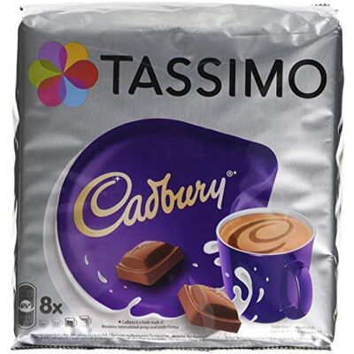 Tassimo Cadbury Kakaospezialität, Kakao, Schokolade, Kapsel, 8 T-Discs / Portionen Tassimo Cadbury Kakaospezialität, Kakao, Schokolade, Kapsel, 8 T-Discs / Portionen
