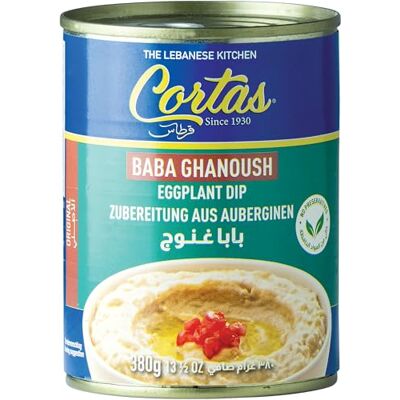 Cortas Baba Ghanoush Auberginendip, 4er Pack (4 x 380 g) Cortas Baba Ghanoush Auberginendip, 4er Pack (4 x 380 g)