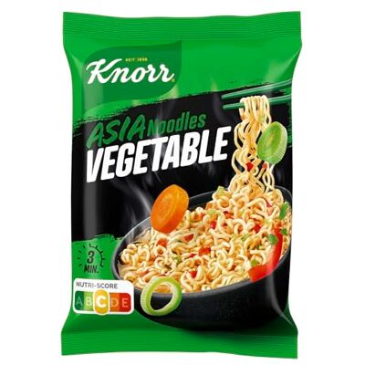 Knorr Asia Noodles Vegetable Instant Nudeln, schneller Asia Snack 70 g Knorr Asia Noodles Vegetable Instant Nudeln, schneller Asia Snack 70 g