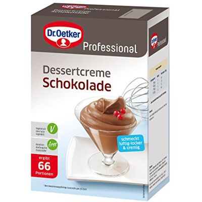 Dr. Oetker Professional Dessertcreme Schokolade, Dessertpulver in 1 kg Packung Dr. Oetker Professional Dessertcreme Schokolade, Dessertpulver in 1 kg Packung