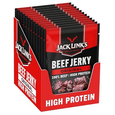 Jack Link's - Original - Box 12x40g - Rind Jerky Jack Link's - Original - Box 12x40g - Rind Jerky