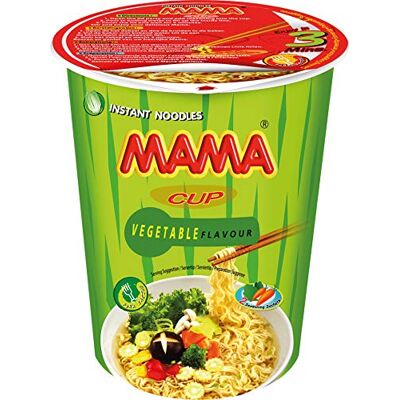 MAMA Instant Cup Nudeln Gemüse, 16er pack (16 X 70 GR) MAMA Instant Cup Nudeln Gemüse, 16er pack (16 X 70 GR)