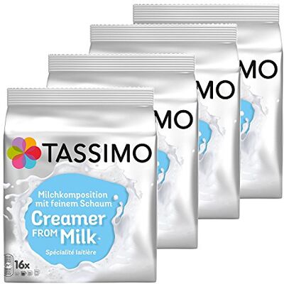 Tassimo Milchkomposition, Kapsel, Milchschaum, 4 x 16 T-Discs Tassimo Milchkomposition, Kapsel, Milchschaum, 4 x 16 T-Discs