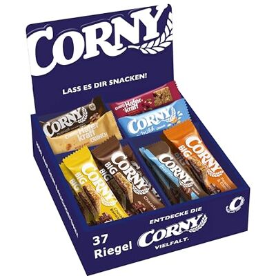 Corny Mix Box Thekendisplay für Büro & Empfang 37 Riegel 8 Sorten Für Büro & Meeting Thekendisplay zum Selbstzugriff 8 verschiedene Sorten Hotellerie & Kiosk Süße & herzhafte Vielfalt Corny Mix Box Thekendisplay für Büro & Empfang 37 Riegel 8 Sorten Für Büro & Meeting Thekendisplay zum Selbstzugriff 8 verschiedene Sorten Hotellerie & Kiosk Süße & herzhafte Vielfalt