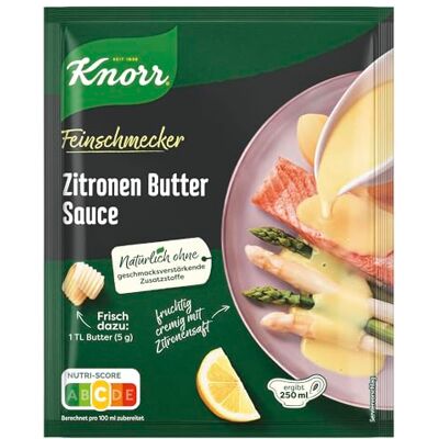 Knorr Feinschmecker Sauce Zitronen Butter, 10er Pack (10 x 250 ml) Knorr Feinschmecker Sauce Zitronen Butter, 10er Pack (10 x 250 ml)