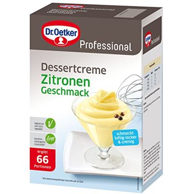 Dr. Oetker Paradiescreme Zitrone - Dessertcreme Dr. Oetker Paradiescreme Zitrone - Dessertcreme