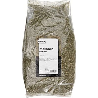 Ubena Majoran Gerebelt 500 g, 1er Pack (1 x 0.5 kg) Im wiederverschließbaren Vorratsbeutel Für Großverbraucher, Restaurants und Gastronomie Ubena Majoran Gerebelt 500 g, 1er Pack (1 x 0.5 kg) Im wiederverschließbaren Vorratsbeutel Für Großverbraucher, Restaurants und Gastronomie