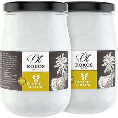 Ölmühle Solling BIO Kokosöl 100% natives Bio-Kokosnussöl Ideal geeignet zum Braten, Backen und Frittieren, als Haut-& Haarpflege sowie für Hunde und Katzen Inhalt: 2 L Ölmühle Solling BIO Kokosöl 100% natives Bio-Kokosnussöl Ideal geeignet zum Braten, Backen und Frittieren, als Haut-& Haarpflege sowie für Hunde und Katzen Inhalt: 2 L