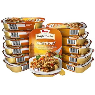 Buss Freizeitmacher Herzhaftes Gulasch vom Schwein, 12 x 300g Buss Freizeitmacher Herzhaftes Gulasch vom Schwein, 12 x 300g