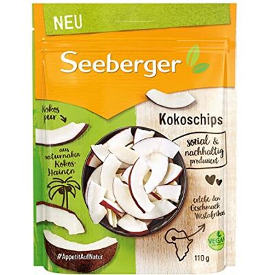 Seeberger Kokoschips, Knusprige Kokosstreifen aus Westafrika lecker und aromatisch naturbelassen ungesüßt, vegan (12 x 110 g) Seeberger Kokoschips, Knusprige Kokosstreifen aus Westafrika lecker und aromatisch naturbelassen ungesüßt, vegan (12 x 110 g)