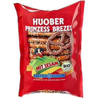 Huober Prinzess Brezel, Sesam, Bio, 12er Pack (12 x 125 g) Huober Prinzess Brezel, Sesam, Bio, 12er Pack (12 x 125 g)