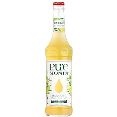MONIN PURE by Lemon Konzentrat 0,7 l Zitronen-Limetten Konzentrat ohne Zuckerzusatz für Cocktails, Limonaden und Erfrischungsgetränke MONIN PURE by Lemon Konzentrat 0,7 l Zitronen-Limetten Konzentrat ohne Zuckerzusatz für Cocktails, Limonaden und Erfrischungsgetränke